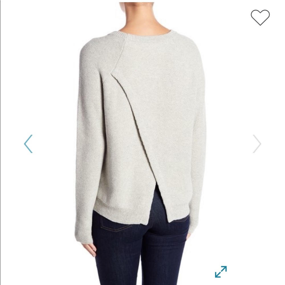 Madewell Province Cross-Back Knit Pullover Sweater